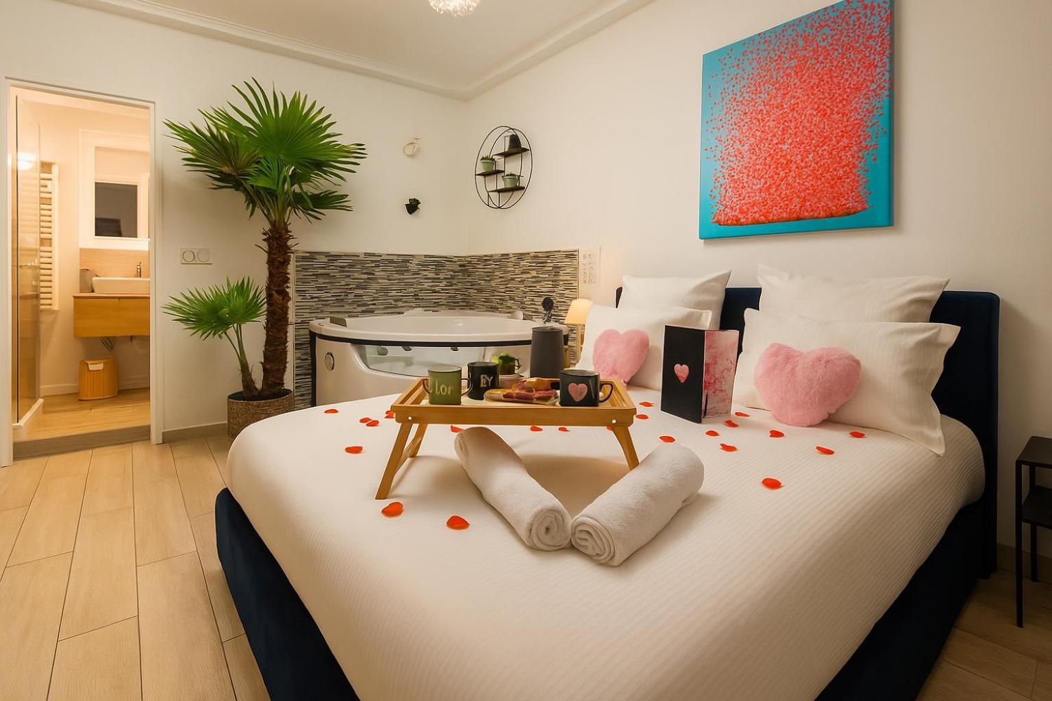 L'Escale Balneo'Romantique - Loveroom - Jacuzzi & Petit Dejeuner Villiers sur Marne Bagian luar foto